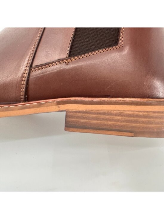 Thomas & Vine Men\'s Corbin Wide Chelsea Boots (Brown) - Size 10.5 W